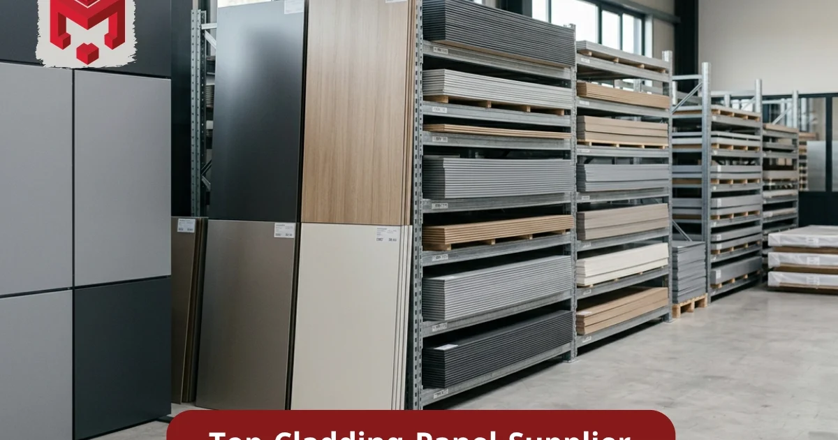 Distribution of exterior cladding panels