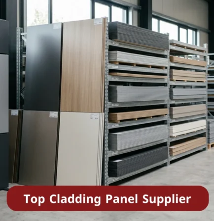 Distribution of exterior cladding panels
