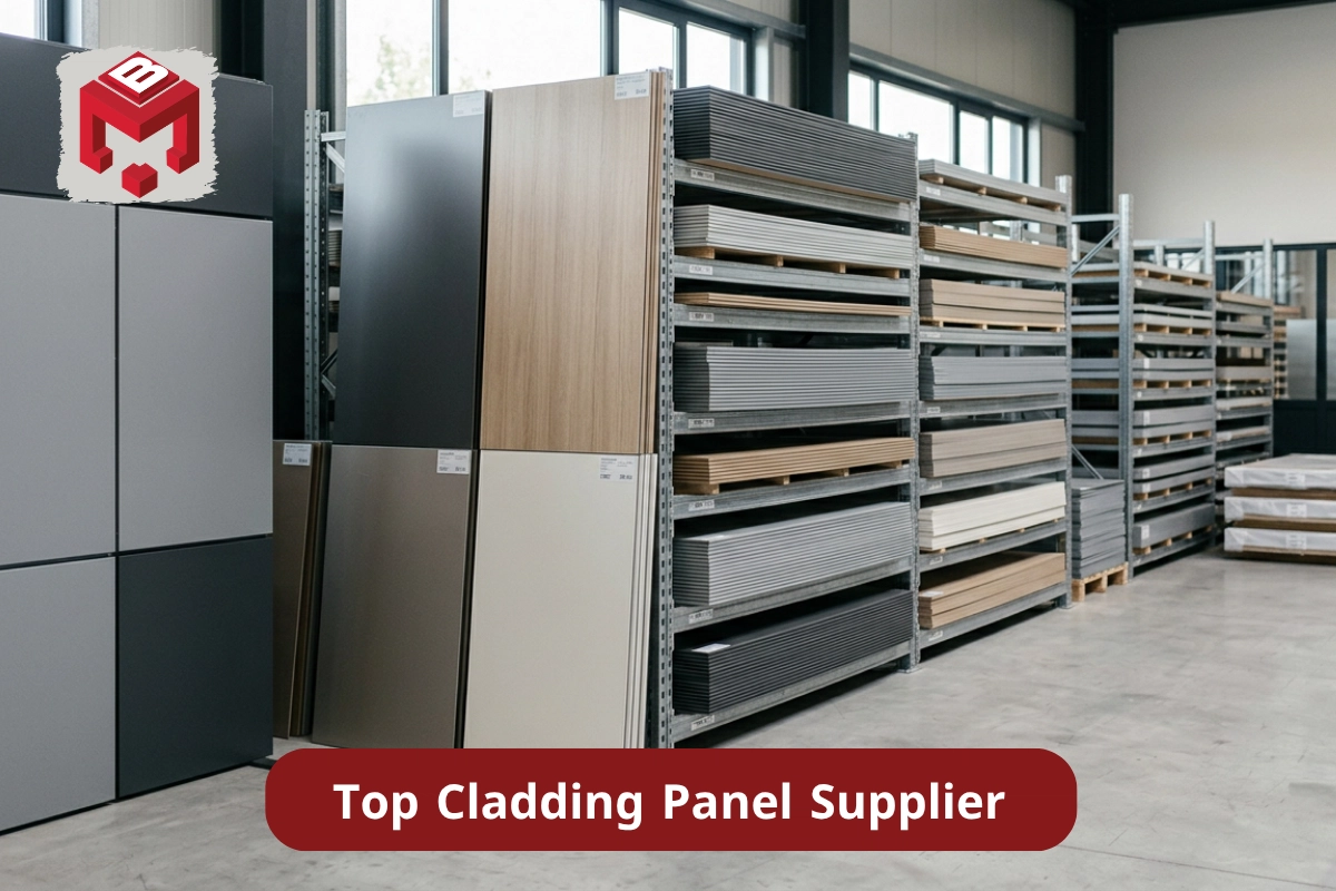 Distribution of exterior cladding panels