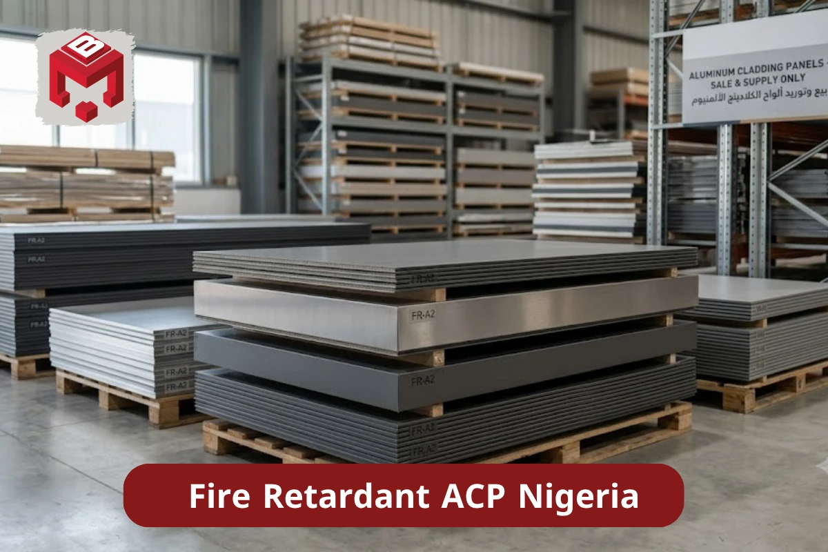 Megabond fire retardant aluminum composite panel used
